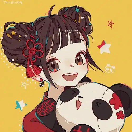 头顶丸子头的那些可爱女孩