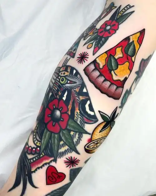 87张 old school 风格纹身图案欣赏