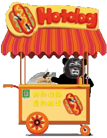 熊猫头摆摊表情包