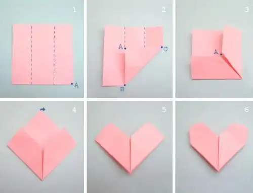 100折纸心形盒子