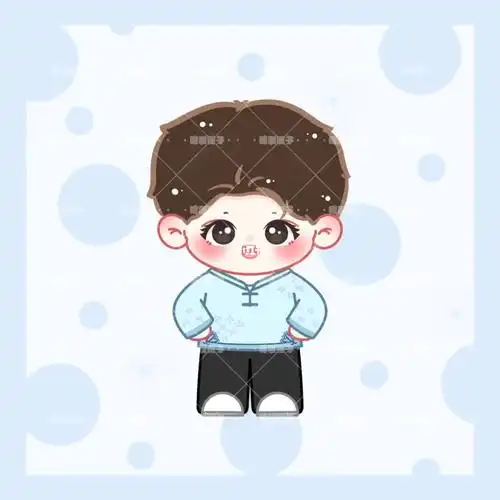 约稿看置顶持续接稿中#稿件展示  #q版人物  #约稿  #饭圈美工  #许凯