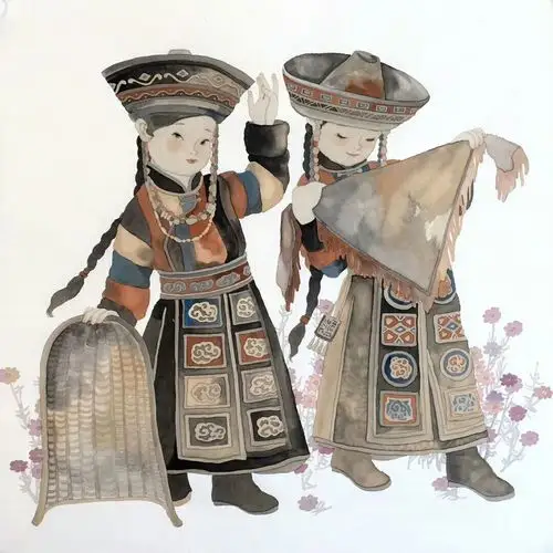 金格格老师作品《民族大团结》