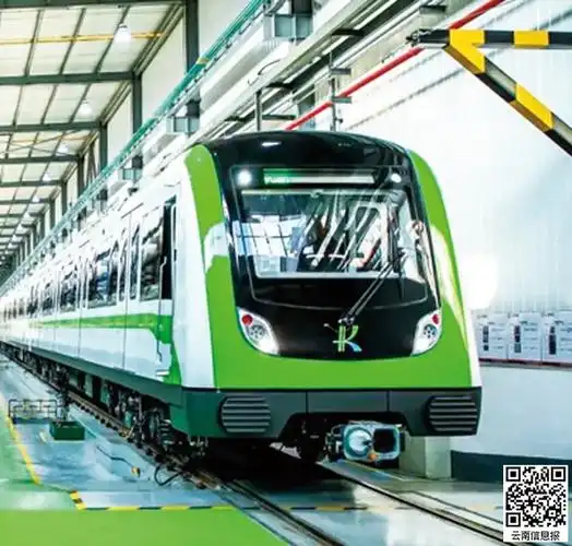 绿巨人昆明造地铁5号线首列车来了