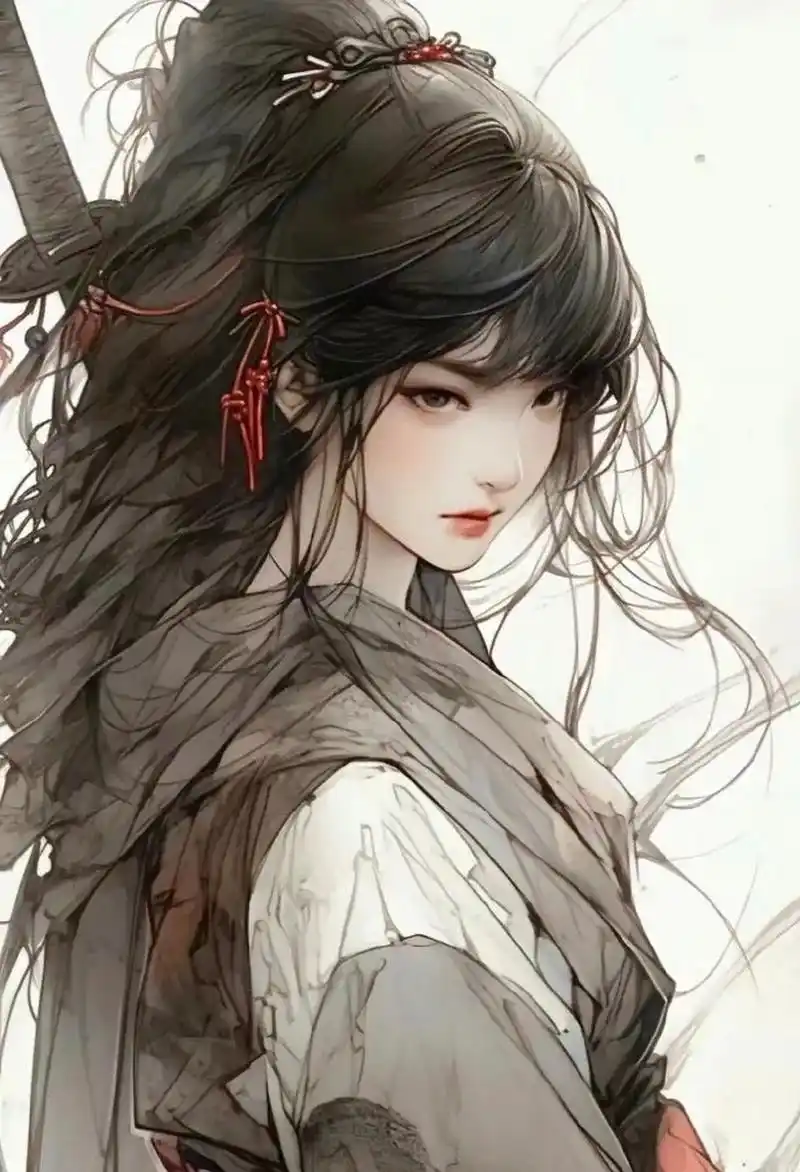 古风清冷剑客女侠壁纸 676767 #古风图片