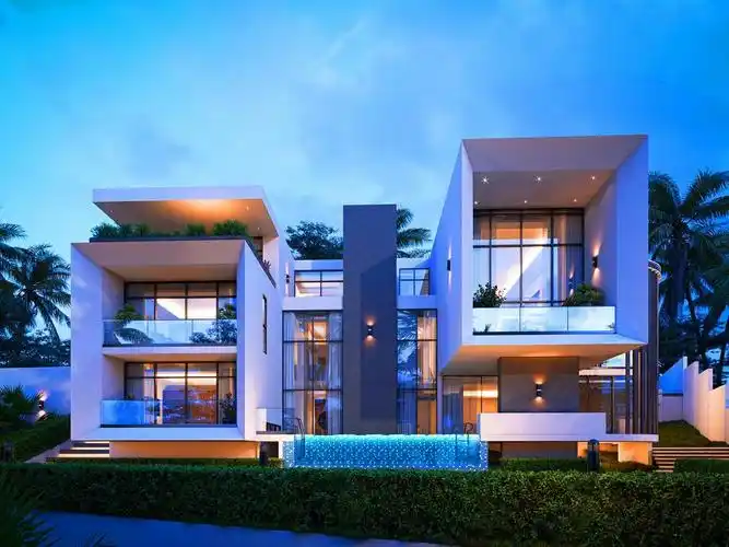 现代自建别墅民宿设计