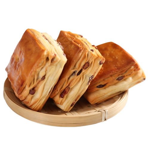 丹麦红豆夹心手撕面包 营养早餐千层蛋糕零食糕点点心整箱批发 红豆