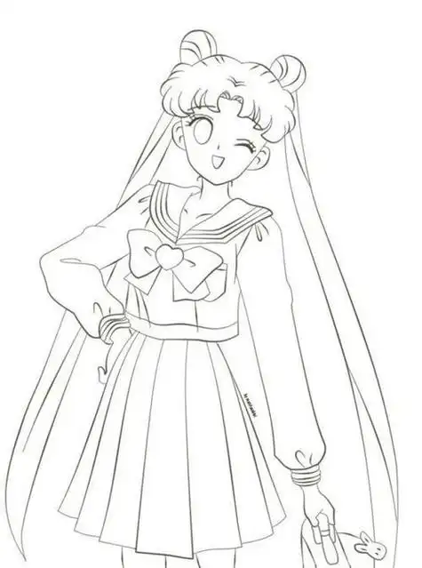 卡通少女物品简笔画 简笔画图片大全-蒲城教育文学网