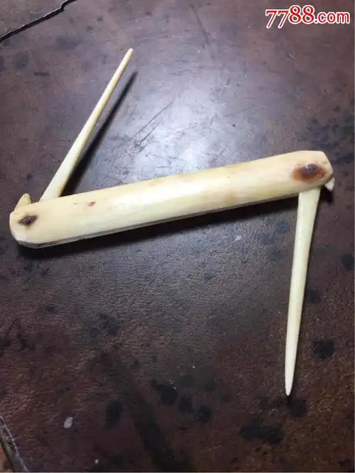 民国骨制牙签