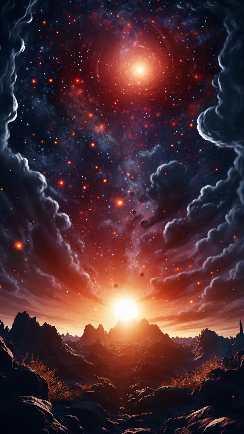 90黑暗系夜空背景图大放送93