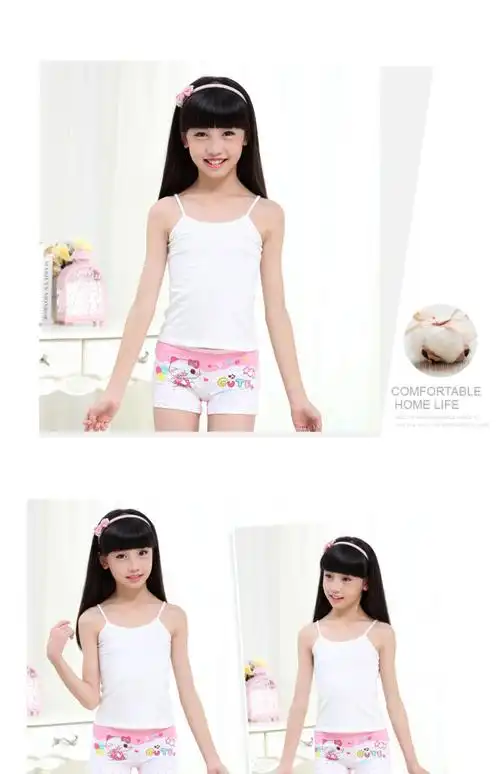 女童小孩纯棉幼中小童男童女孩短裤儿童宝宝内裤女1-3岁三角纯棉_趣折