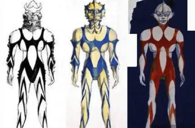 废案也十分的有意思,在最初设计的阶段,圆谷的是设计师将戴拿设计成了