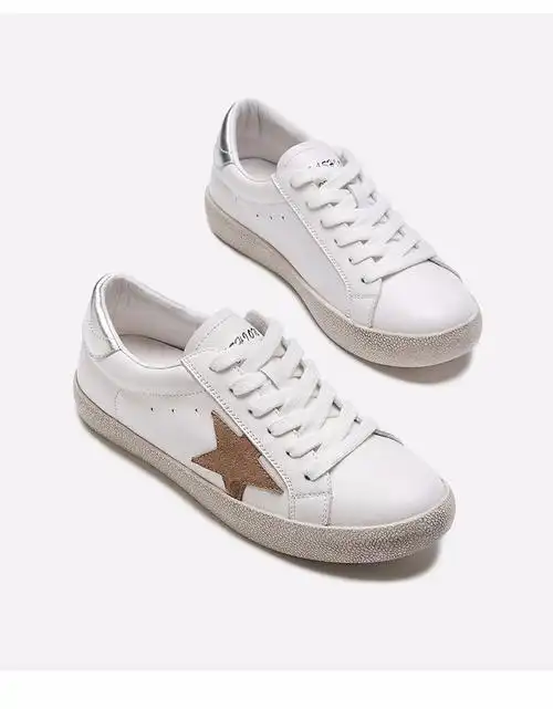 热风小白鞋女新款女士休闲板鞋运动百搭女鞋70白银36