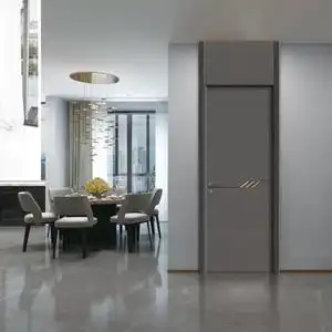 启晴高门头卧室门室内门实木门轻奢酒店门工程套装门防火碳晶面板