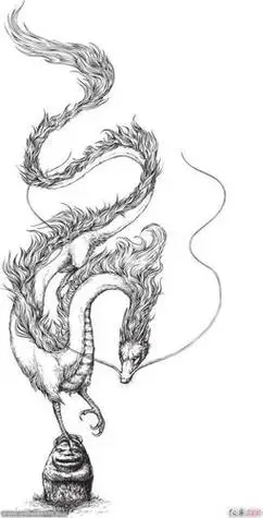 上古神兽青龙简笔画步骤图青龙简笔画怎么画怎样画又帅气又好看的青龙