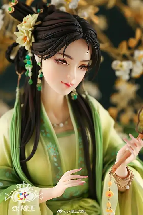 古风翻糖人偶蛋糕唐婉,一曲钗头凤,天涯何处觅知音