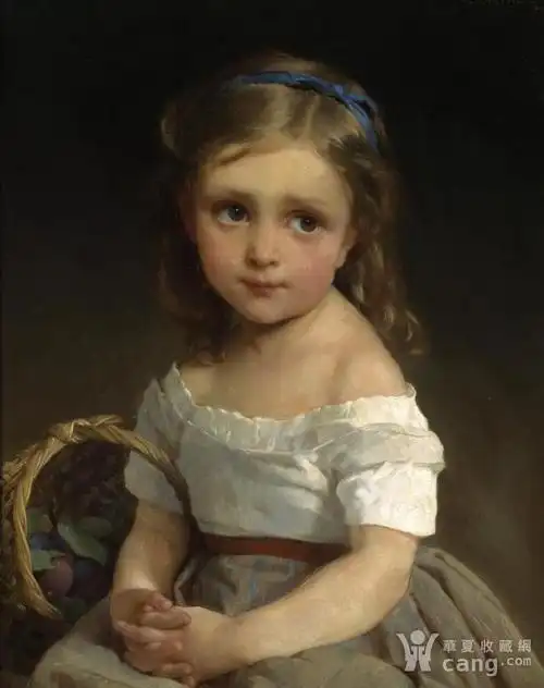 油画,女孩 - 油画 - 字画 - 华夏收藏网