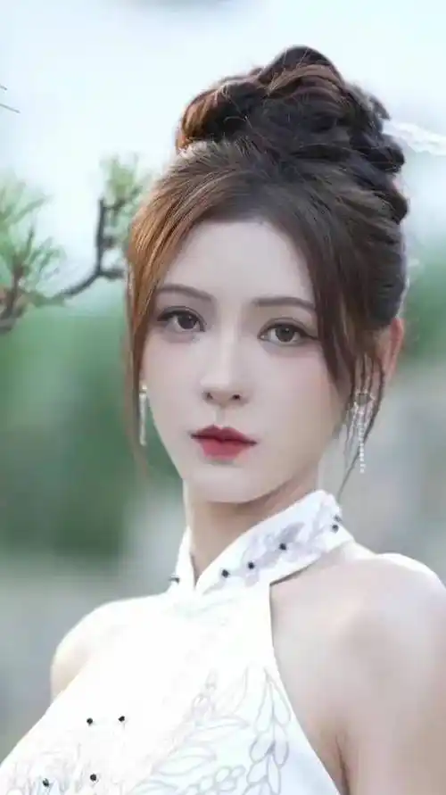 张予曦一袭白色旗袍显得十分惊艳,身材清新高贵又曼妙_照片_气质_油