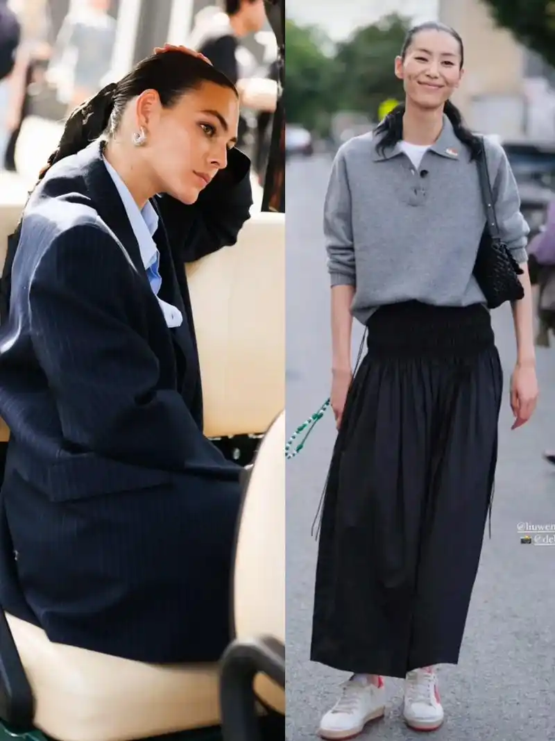 纽约时装周外街拍合集.刘雯,vittoria,irina,l - 抖音