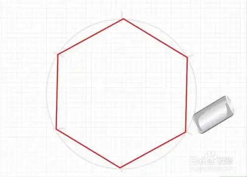 如何画六边形