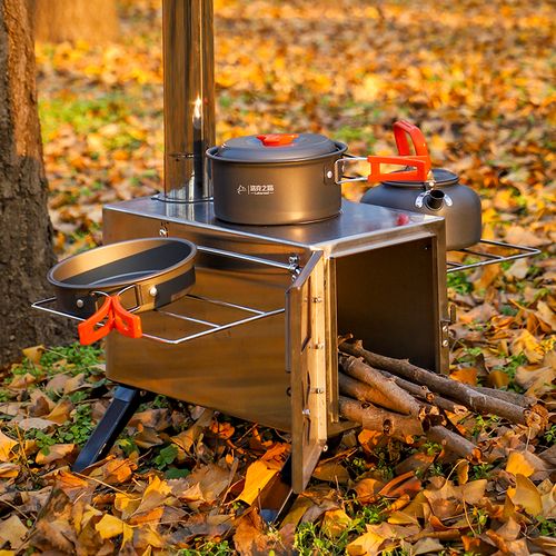 户外取暖柴火炉便捷炉具野餐野外露营野炊灶具户外帐篷取暖柴火灶