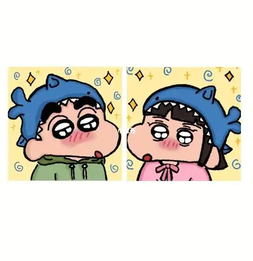 小新小爱情侣头像