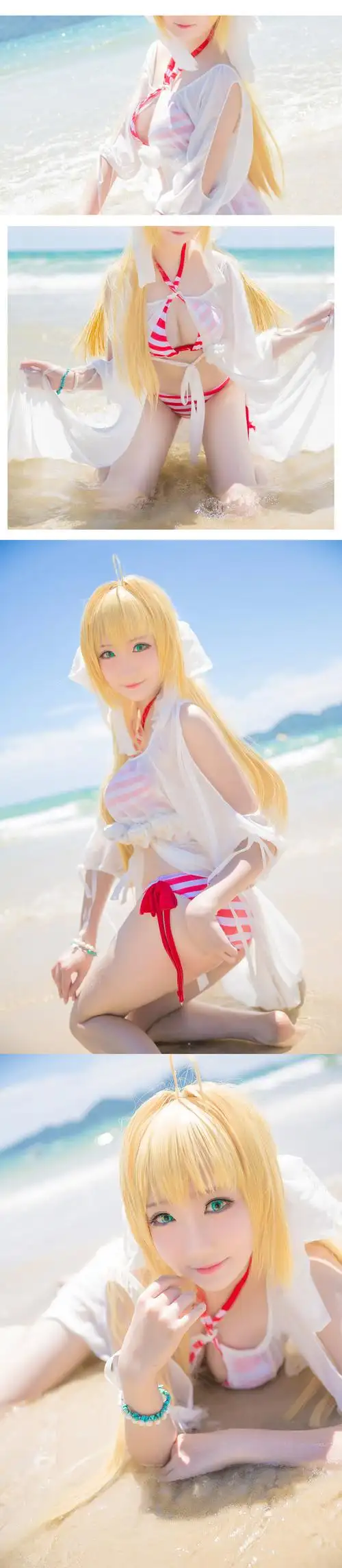 【cos】【fate/grand order】 尼禄·克劳狄乌斯 海滩泳装