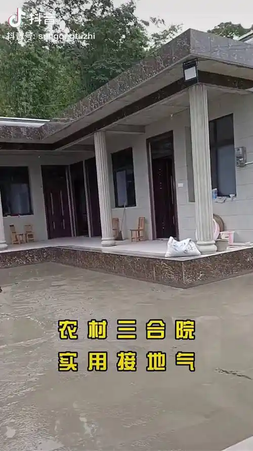 农村三合院实用接地气,比别墅还漂亮!