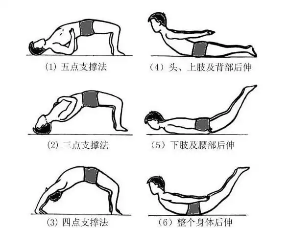 方法一:蛙泳   游泳可以锻炼腰背肌肉,尤其是蛙泳对人体腰背部肌肉能