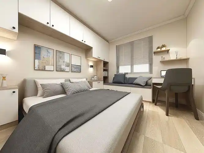 浦东东园三村80平现代简约风格两室户装修效果图