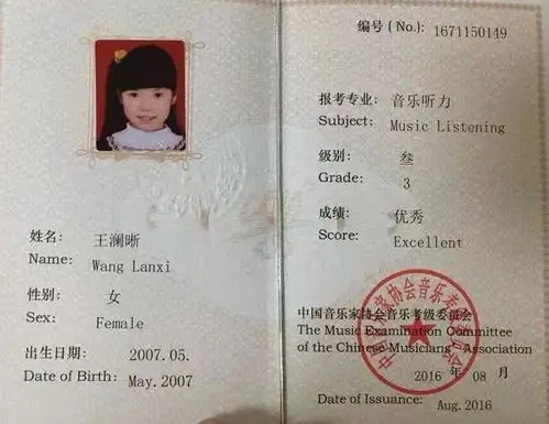 全国音乐等级考试中央音乐学院音乐基础知识初级和中级认证,中国音乐