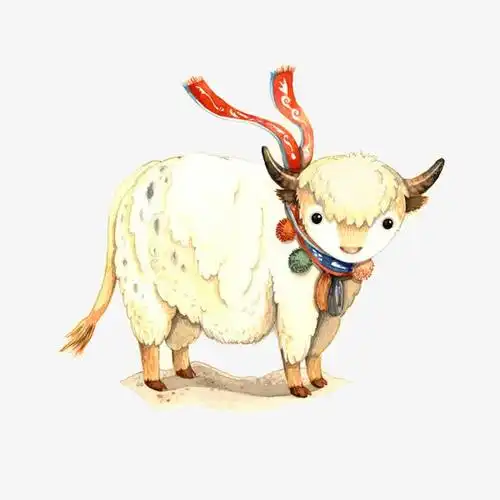 卡通手绘羊