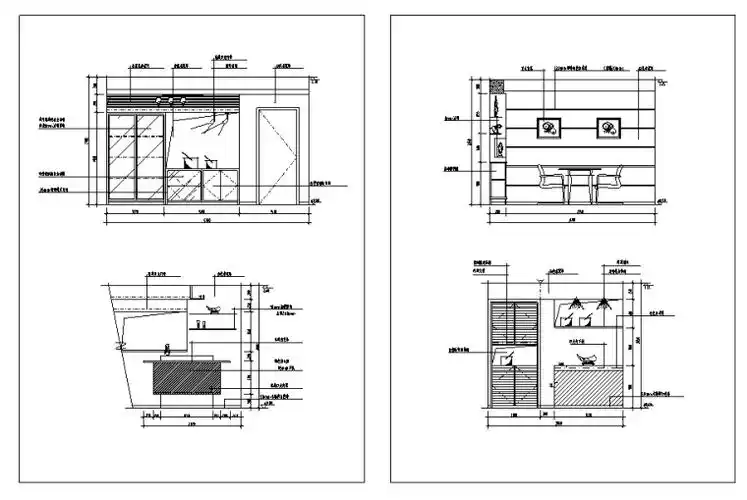 分享室外cad立面图库资料下载