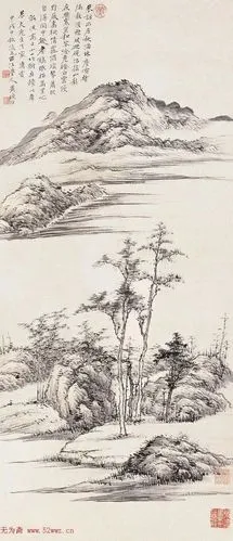 黄晓汀国画浅绛山水画作品欣赏_【快资讯】