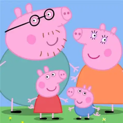 小猪佩奇一家图片头像