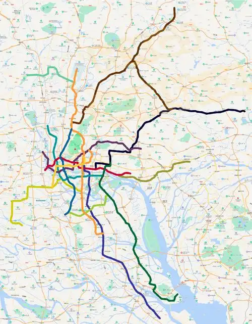 广州地铁图最新广州地铁线路图超清