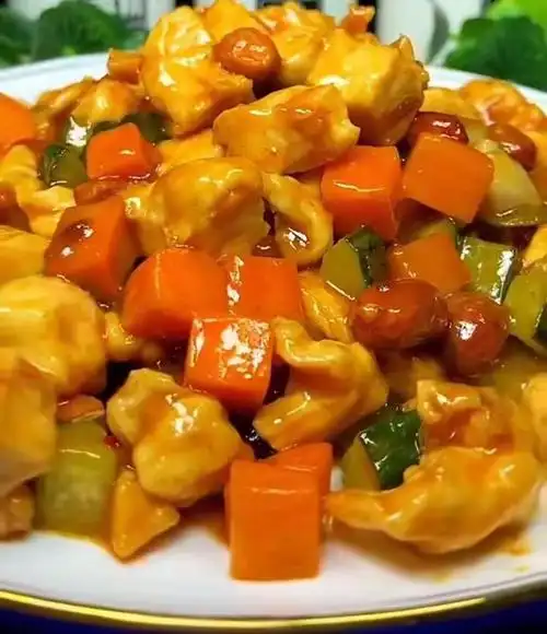 教你家常菜宫保鸡丁的做法颜色好看又美味香辣可口太棒了