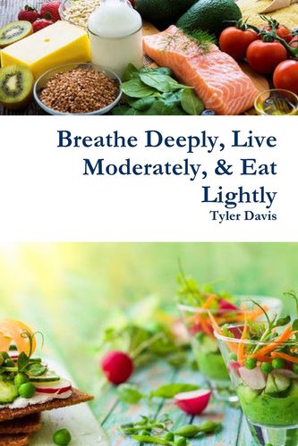 预售 按需印刷 breathe deeply  live moderately  & eat lightly