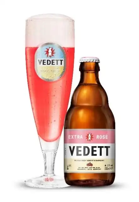 【品质碰撞个性】比利时 vedett推出全新覆盆子果味白熊玫瑰红啤酒