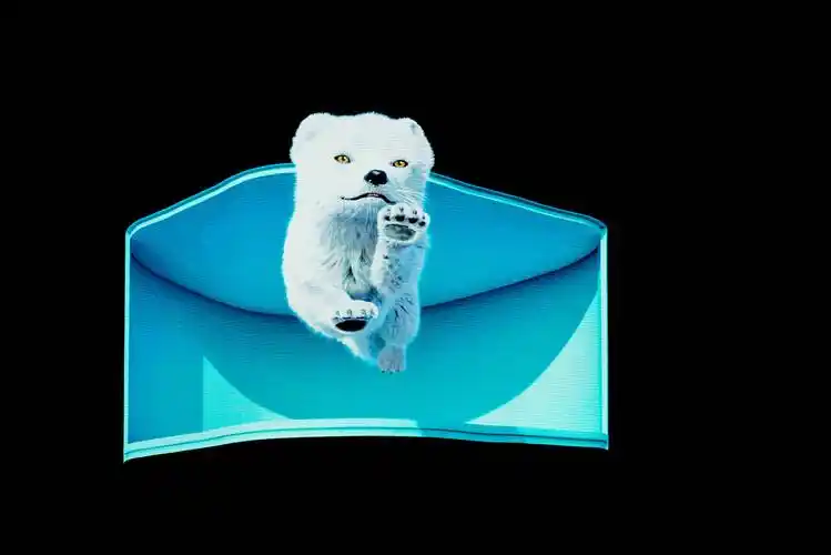 全国首个360度裸眼3d大屏"常德立方"同步启动大型无人机表演现场开幕