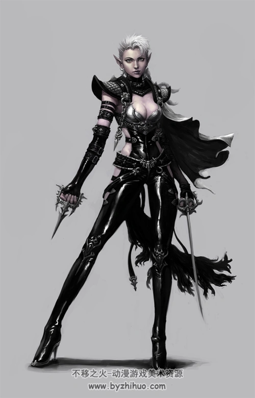 刺客类职业角色原画游戏美术素材参考 2085p