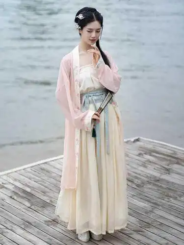 雅裳三件白菜百元仿宋件套小筑对襟服女宋制汉民族服装