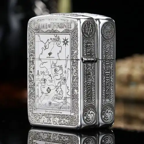 打火机zippo正版纯银1941b冰与火之歌美国原装zppozippo