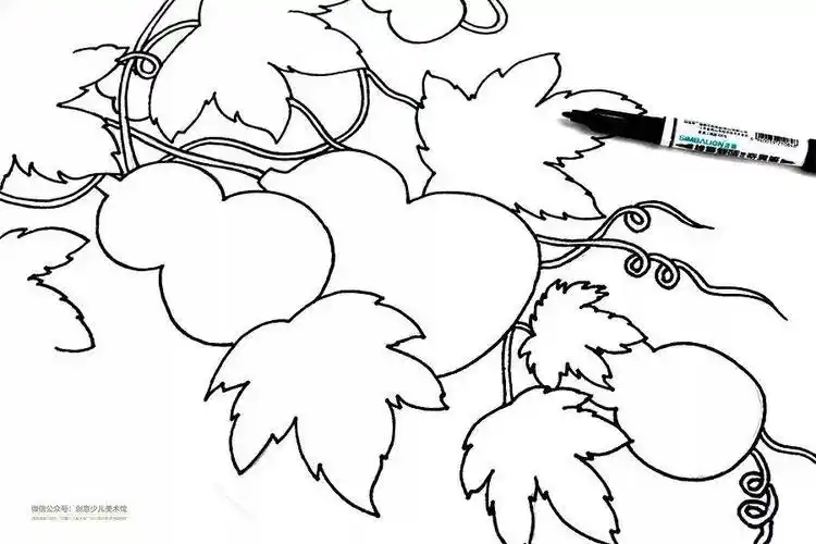 葫芦怎么画葫芦简笔画图片大全