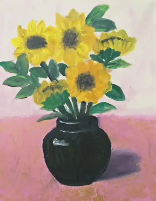 今日好绘画(72)丨《向日葵》