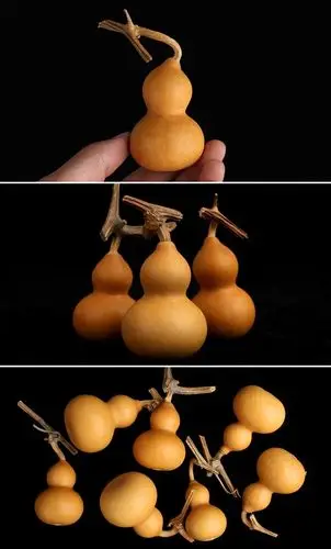 文玩葫芦手捻天然特小手捻把玩包浆老葫芦文玩胡葫芦草里金小葫芦手把