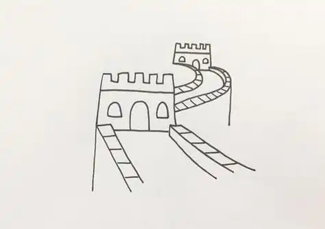 长城简笔画图片彩色 - 搜狗图片搜索