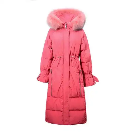 2020新款宽松加厚韩国反季羽绒服女中长款大毛领时尚韩版清仓外套