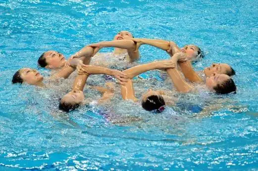 p>花样游泳(synchronized swimming)是一项融入舞蹈和音乐的水上竞技