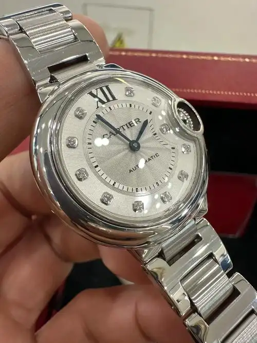 卡地亚蓝气球钻刻,白色表盘,  - 抖音