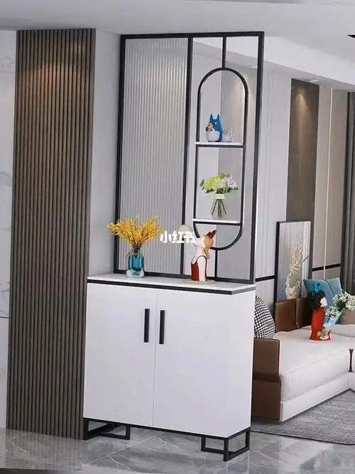 入户双面玄关柜客厅屏风隔断沙发边柜装饰展